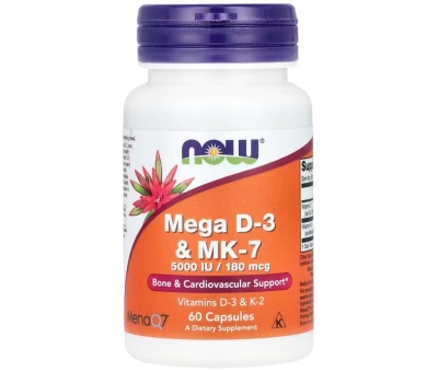 NOW FOODS Mega D3 & MK7 - 60vcaps