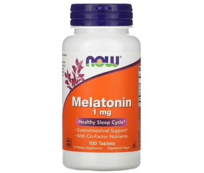 NOW FOODS Melatonin 1mg - 100 tablets