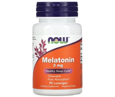 NOW FOODS Melatonin Chewable - 90 lozenges