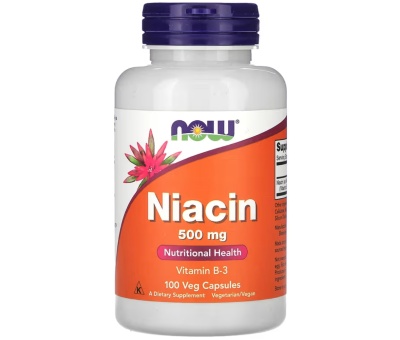 NOW FOODS Niacin 500mg (vitamin b3) - 100 caps