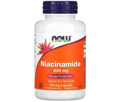NOW FOODS Niacinamide(B3/No Flush) 500mg - 100 caps 