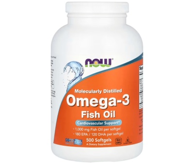 NOW FOODS Omega 3 - 500 softgels