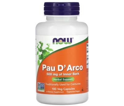 NOW FOODS Pau D´Arco 500mg - 100 vcaps