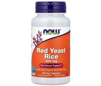 NOW FOODS Red Yeast Rice 600mg - 60 vcaps