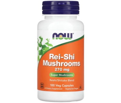 NOW FOODS Rei-Shi Mushrooms 270mg - 100 vcaps