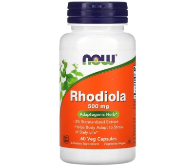 NOW FOODS Rhodiola 500mg x 60Vcaps