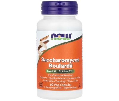 NOW FOODS Saccharomyces Boulardii 60 vcaps