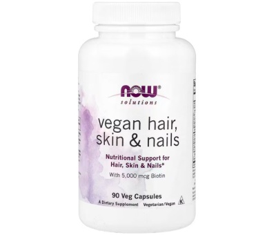 NOW FOODS VEGAN Hair, Skin & Nails 90vcaps