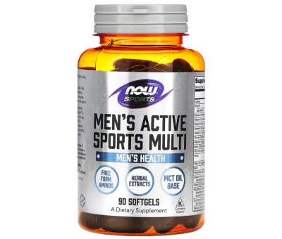 NOW FOODS Men's Active Sports Multi 90 softgels