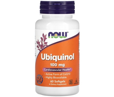 NOW FOODS Ubiquinol 100mg - 60softgels