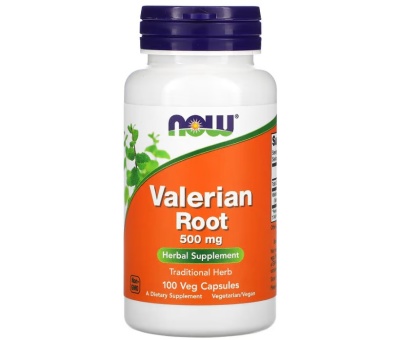 NOW FOODS Valerian Root 500mg - 100 vcaps