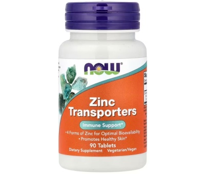 NOW FOODS Zinc Transporters 22mg 90tablets