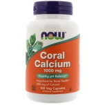 NOW FOODS Coral Calcium 1000mg x100Vcaps