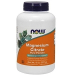 NOW FOODS Magnesium Citrate 100% Pure Powder 227g (Magneesiumtsitraat)