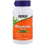 NOW FOODS Rhodiola 500mg x 60Vcaps