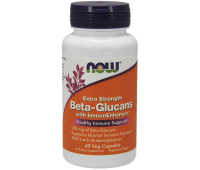 NOW FOODS Beta-Glucans with ImmunEnhancer 250mg - 60 vcaps