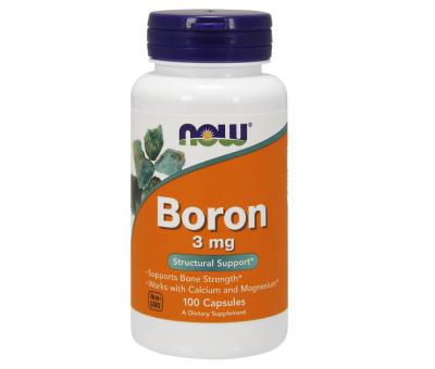 NOW FOODS Boron 3mg - 100 caps (boor)