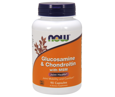 NOW FOODS Glucosamine & Chondroitin with MSM - 90 caps