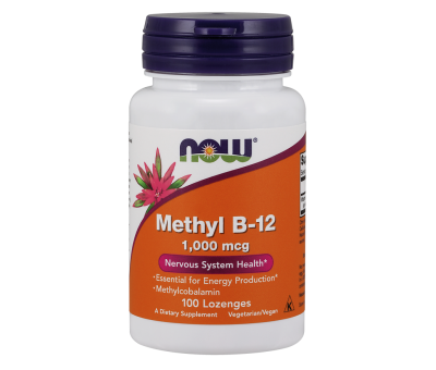 NOW FOODS Methyl B12, 1000mcg - 100 lozenges