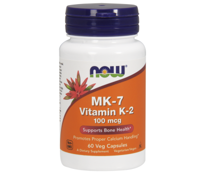 NOW FOODS MK-7 Vitamin K-2, 100mcg - 60 vcaps