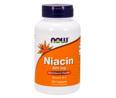 NOW FOODS Niacin 500mg (vitamin b3) - 100 caps