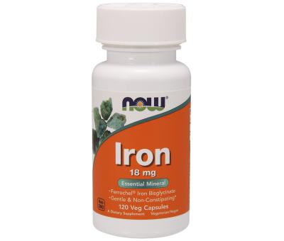 NOW FOODS Iron 18mg 120VCaps