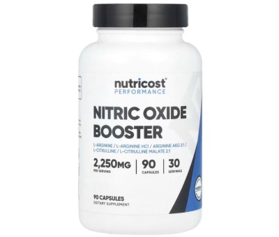 Nutricost Nitric Oxide Booster 750 mg 90 Capsules