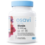 OSAVI Biotin 10mg Extra Strength - 60 vegan caps (biotiin)