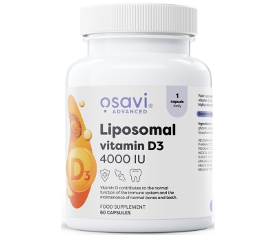 OSAVI Liposomal Vitamin D3 4000 IU - 60 vcaps