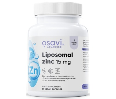 OSAVI Liposomal Zinc 15mg - 60 vcaps