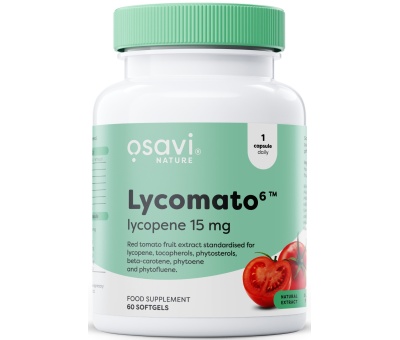 OSAVI Lycomato Lycopene, 15 mg - 60 softgels