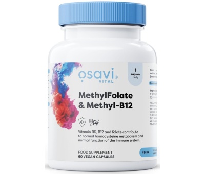 OSAVI MethylFolate & Methyl-B12 - 60 vegan caps