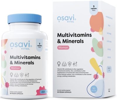OSAVI Multivitamins & Minerals Woman - 90 vegan caps