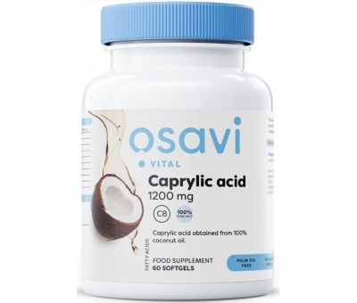 OSAVI Caprylic Acid 1200mg - 60 softgels