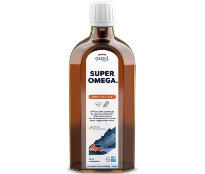 OSAVI Super Omega 2900mg Omega 3 - 250 ml Lemon