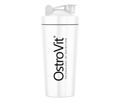 OstroVit STEEL shaker 750ml WHITE