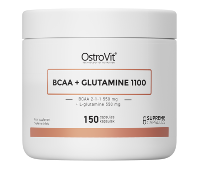 OstroVit BCAA + Glutamine 1100 mg 150 caps