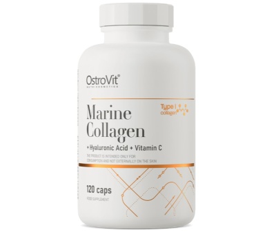 OstroVit Marine Collagen with Hyaluronic Acid 120caps (Kollageen)