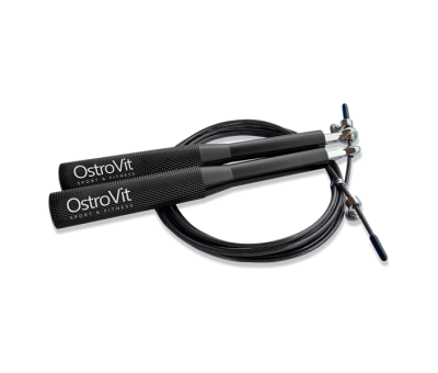 OstroVit Metal Jumping Rope 3m Black