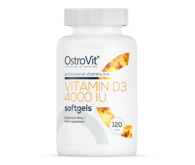 OstroVit Vitamin D3 4000 IU softgels 120softgels
