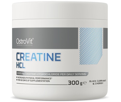 OstroVit Creatine HCL 300g (kreatiinvesinikkloriid) Black Currant & Cherry