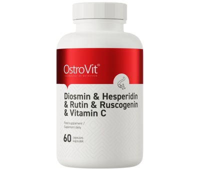 OstroVit Diosmin & Hesperidin & Rutin & Ruscogenin & Vitamin C 60 caps