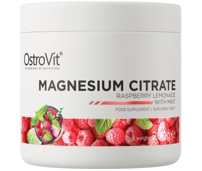OstroVit Magnesium Citrate 200g Raspberry lemonade with mint