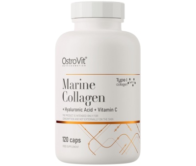 OstroVit Marine Collagen with Hyaluronic Acid 120caps (Kollageen)