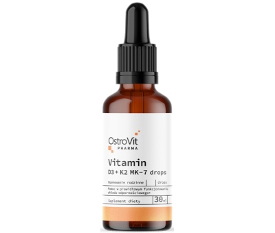 OstroVit Vitamin D3 + K2 MK-7 drops 30 ml