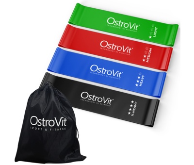 OstroVit Training bands set of 4 pcs.+ bag
