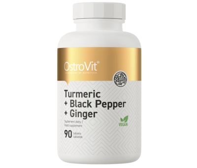 OstroVit Turmeric + Black Pepper + Ginger 90 tabs