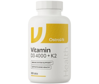 OstroVit Vitamin D3 4000 IU + K2 100 tablets
