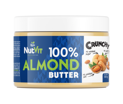 NutVit 100% Almond Butter 500g (mandlikreem)