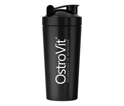 OstroVit STEEL shaker 750ml BLACK
